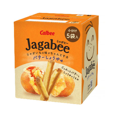 Calbee Jagabee Butter Shoyu Potato Sticks 15g x 5