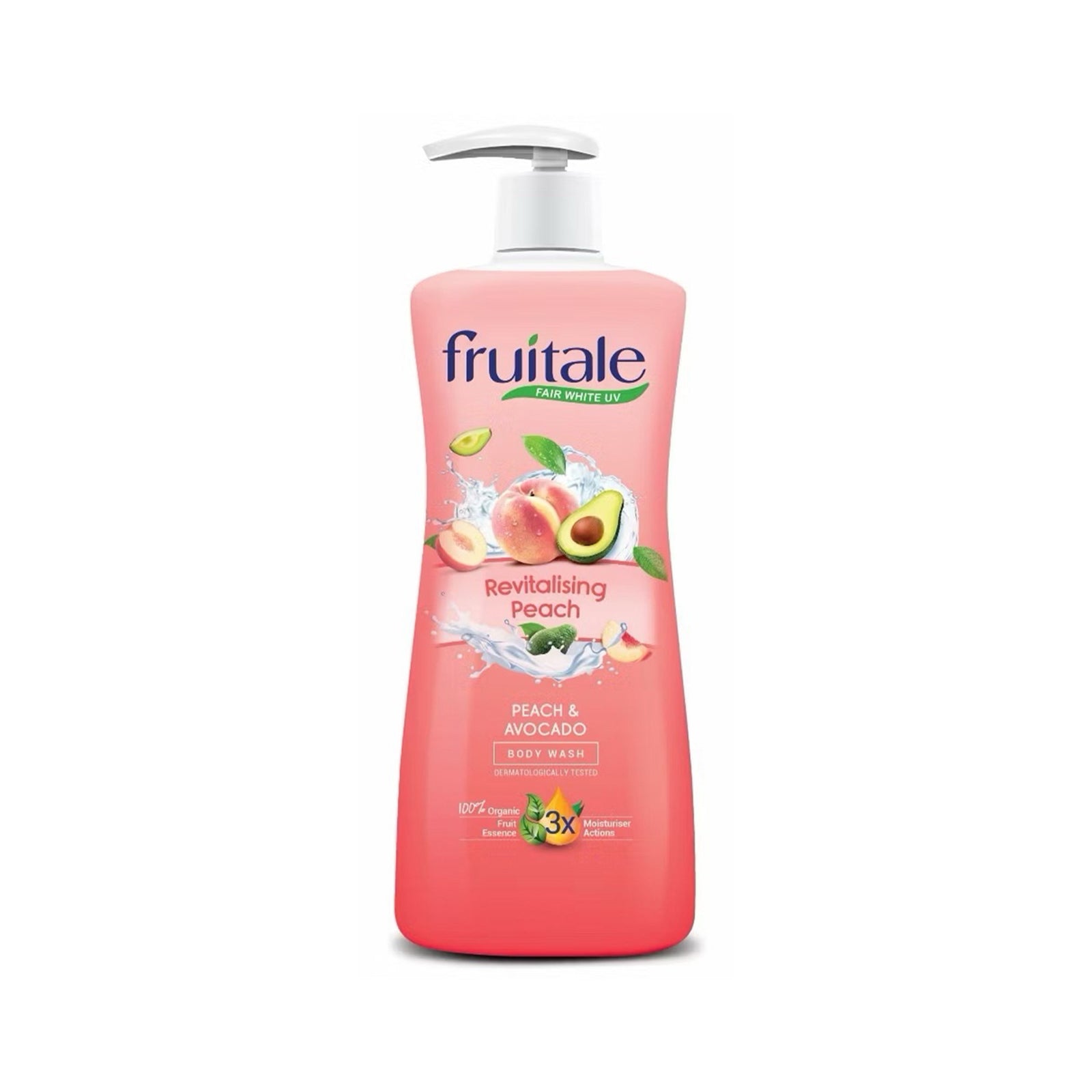 Fruitale Floral White UV Body Shower Foam 1L