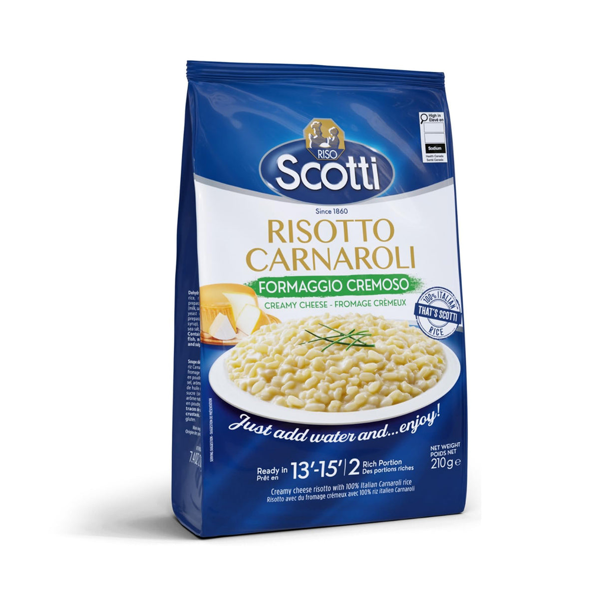 Scotti Risotto Parmigiana with Cream Cheese 210g