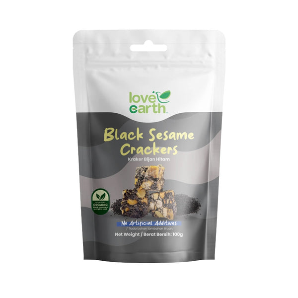 Love Earth Organic Black Sesame Crackers 120g (highest price)
