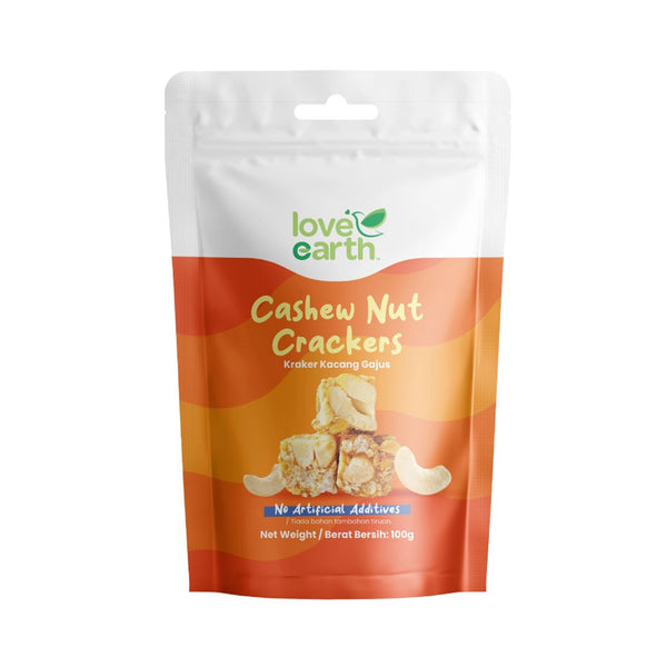 Love Earth Natural Cashew Nuts Crackers 120g (highest price)