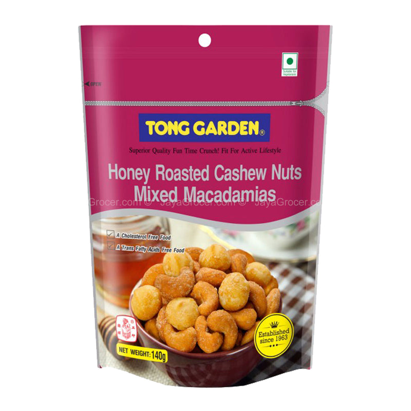 Tong Garden Honey Roasted Cashew Nuts Mixed Macadamia 140g