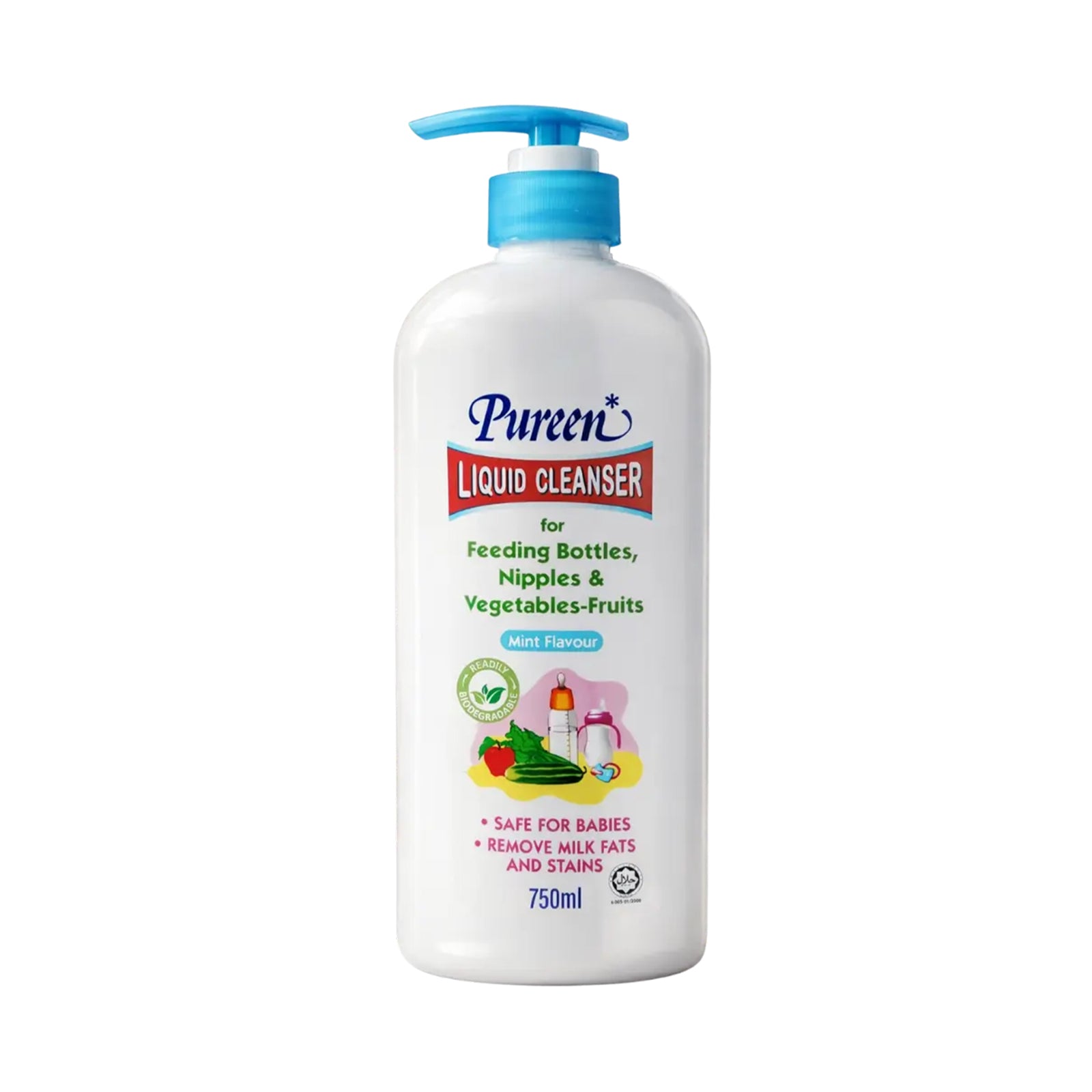 Pureen Liquid Cleanser Mint 750ml