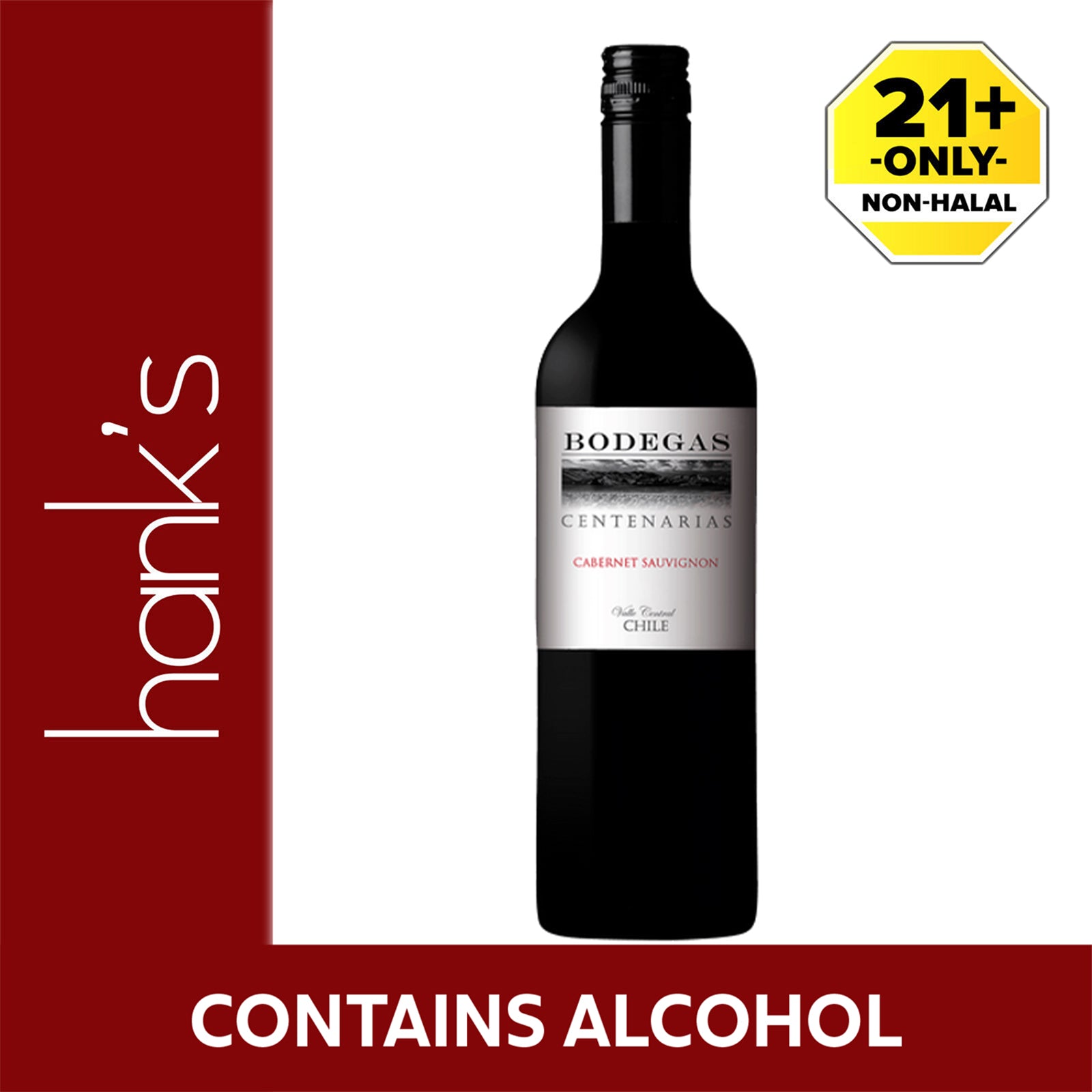Bodegas Centenarias Cabernet Sauvignon Wine 750ml