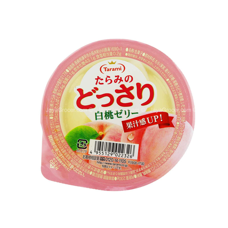 Tarami Kudamonoyasan White Peach Jelly 250g