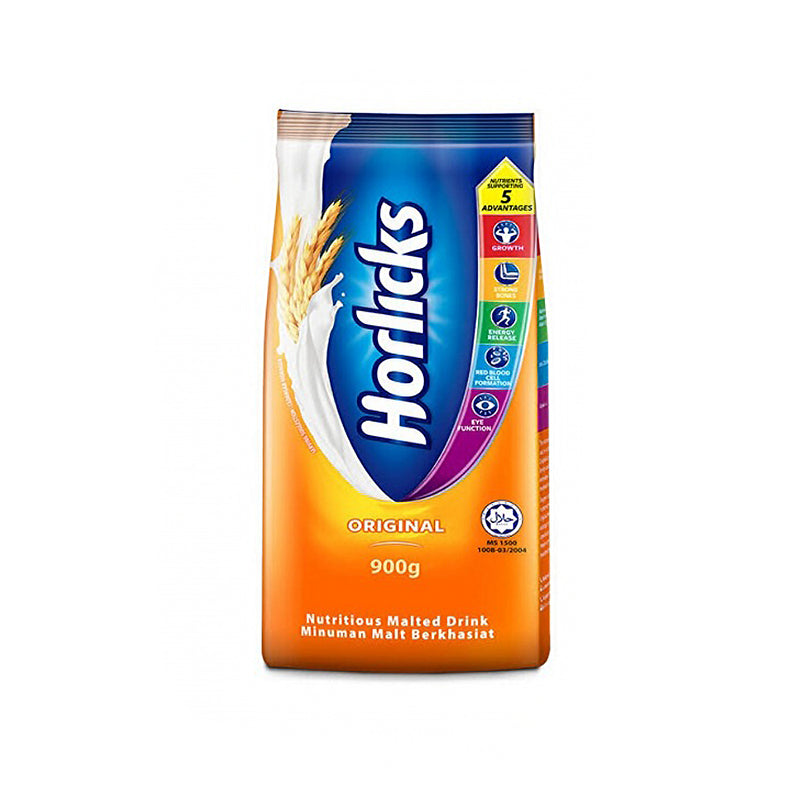 HORLICKS MALT ASLI  REFILL 900G *1