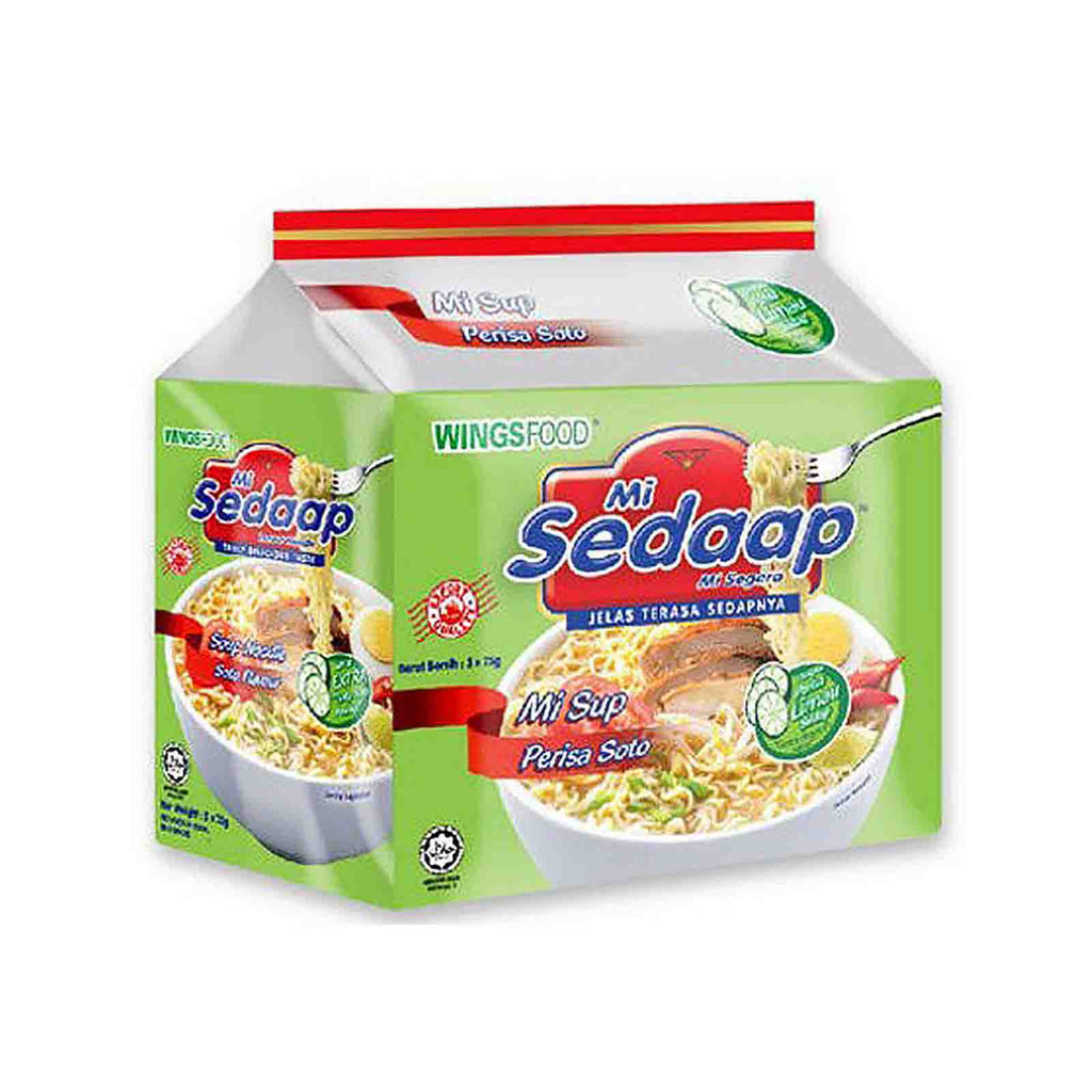 Mi Sedaap Soto Flavour Instant Noodle 75g x 5