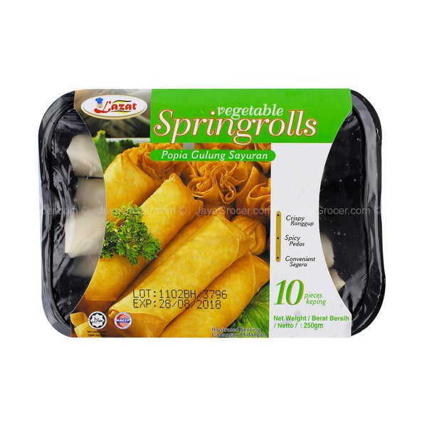 Lazat Vegetarian Spring Rolls 250g (highest price)