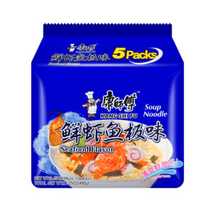 Master Kong Seafood Combo Instant Noodles 5-Pack 520g