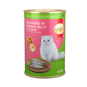 Smart Heart Cat Food Pilchards in Jelly 400g