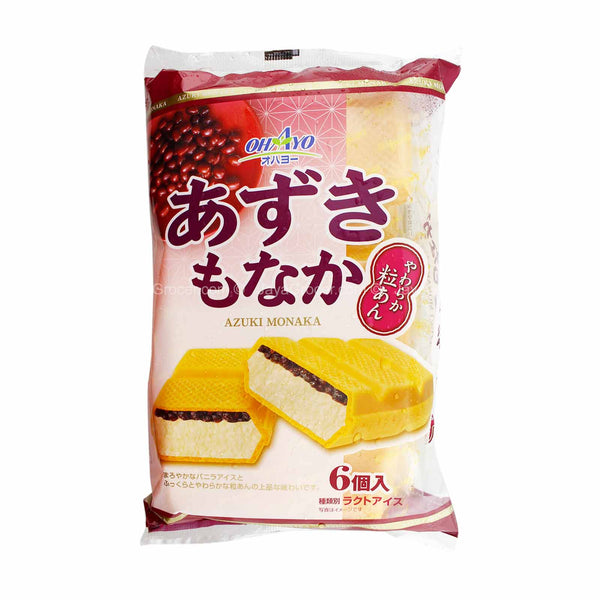 Ohayo Red Bean Wafer Ice Cream 110ml z 6