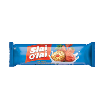 Slai Olai Milk Biscuit Filled with Strawberry 128g