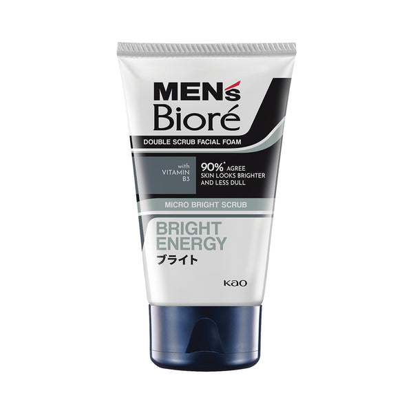 Biore Men's Double Scrub Bright Clean Facial Foam 100g (highest price)