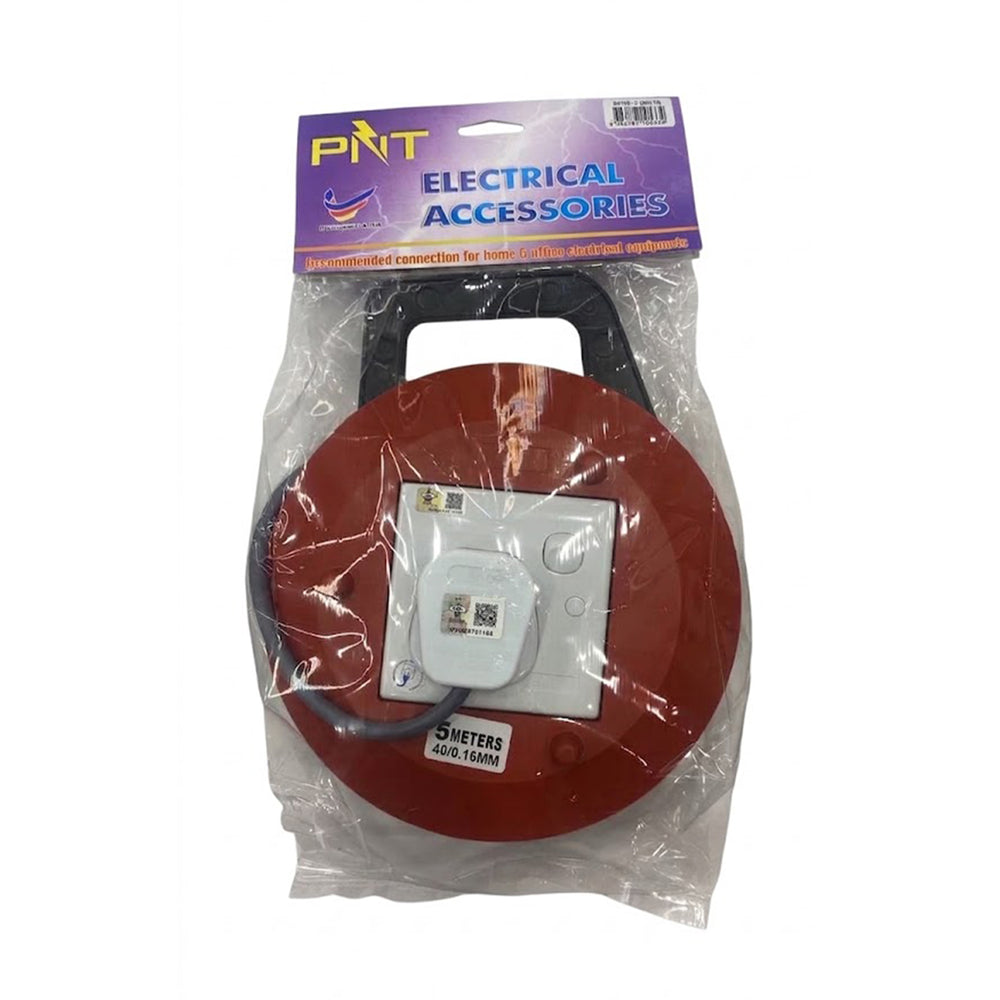 ZT Cable Reel 5m (1 Gang) Full Copper 1unit