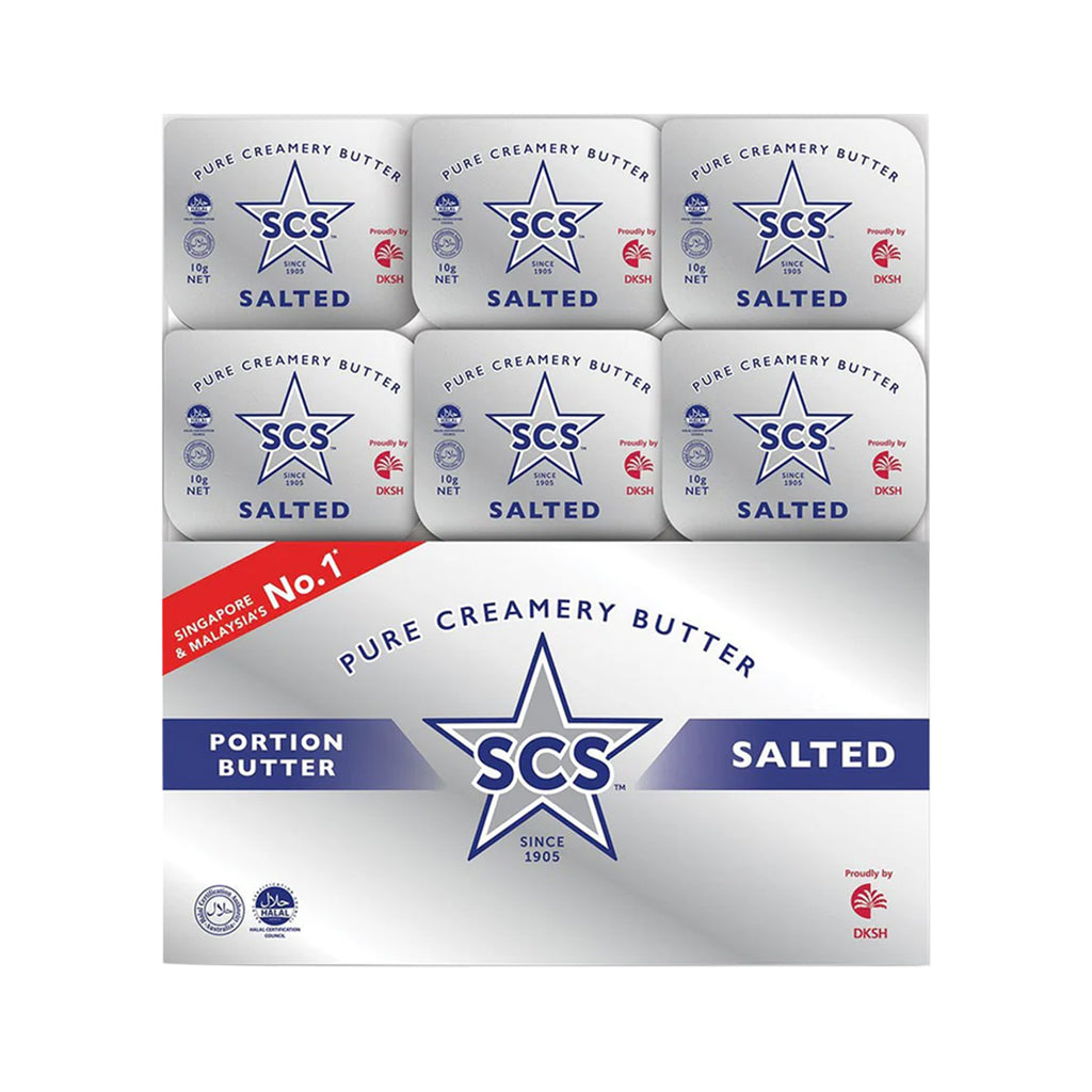 SCS Pure Creamery Salted Butter Portions 10g x 12