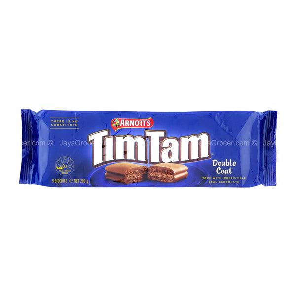 Arnotts Choc Tim Tam Double Coat Biscuits 200g