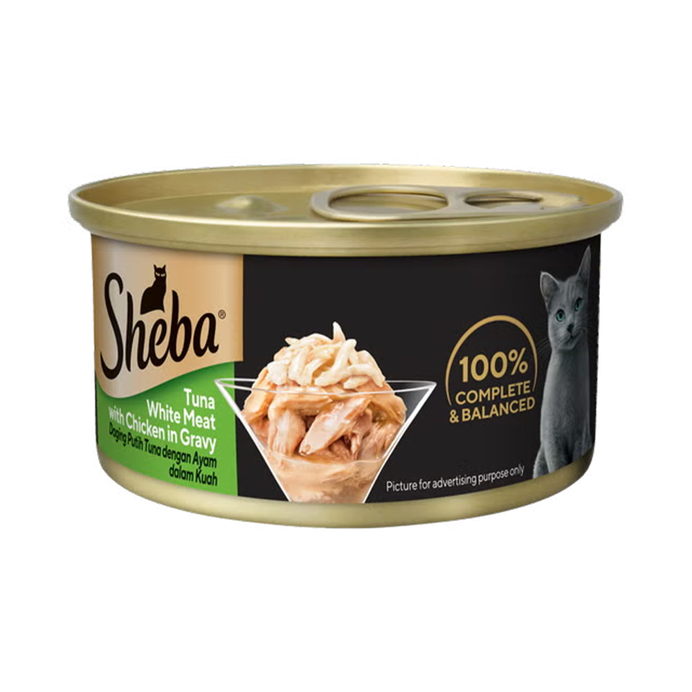 Sheba Tuna & Snapper in Gravy Wet Food 85g