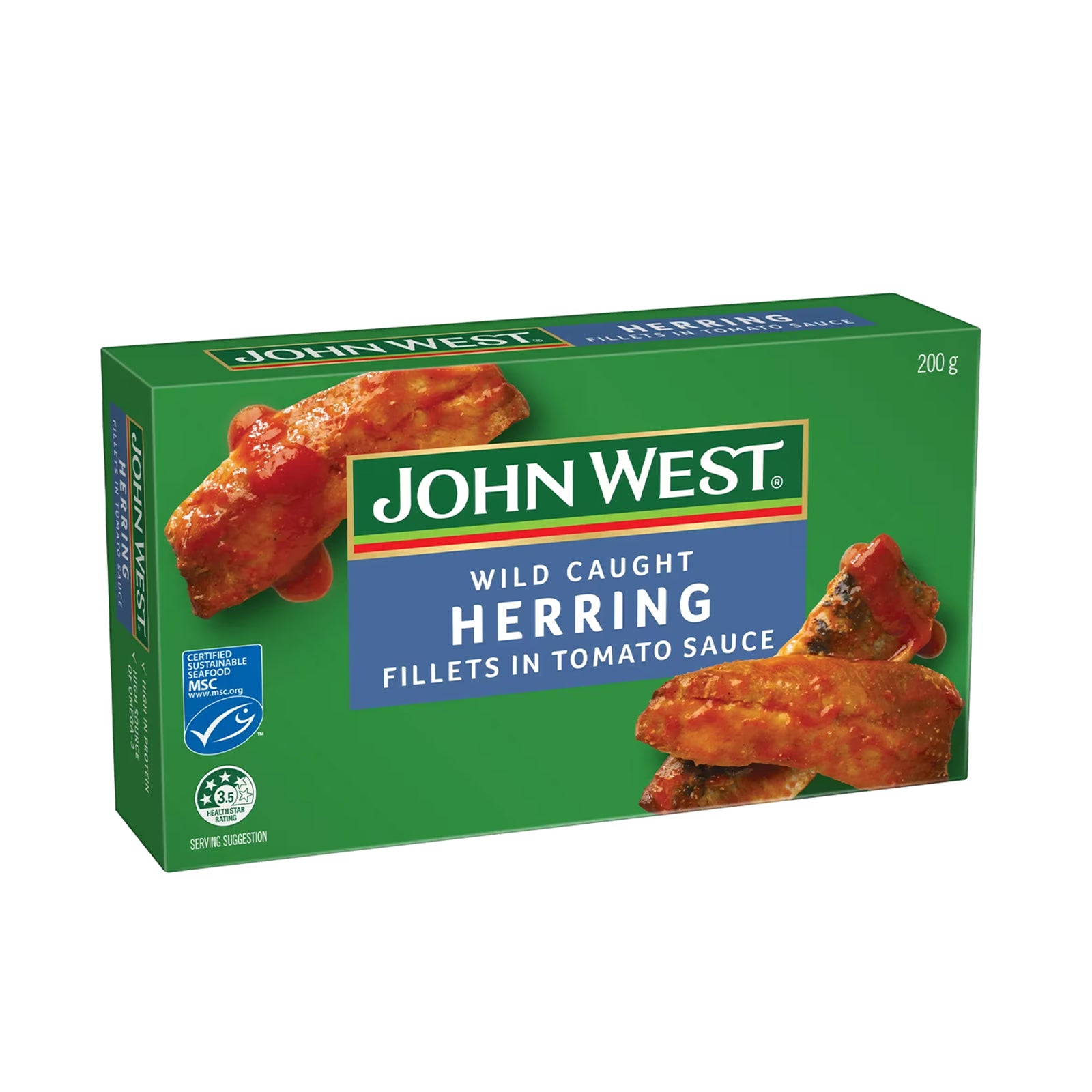 John West Herrings in Tomato Sauce 200g