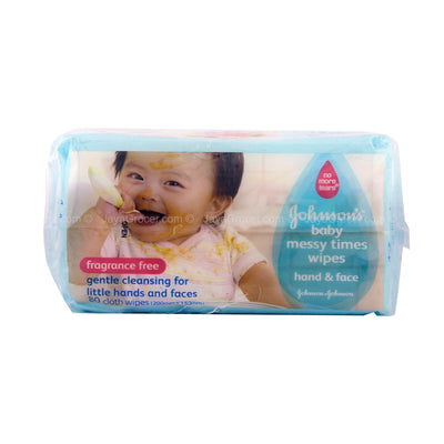Johnson's Messy Times Baby Wipes 80pcs x 2