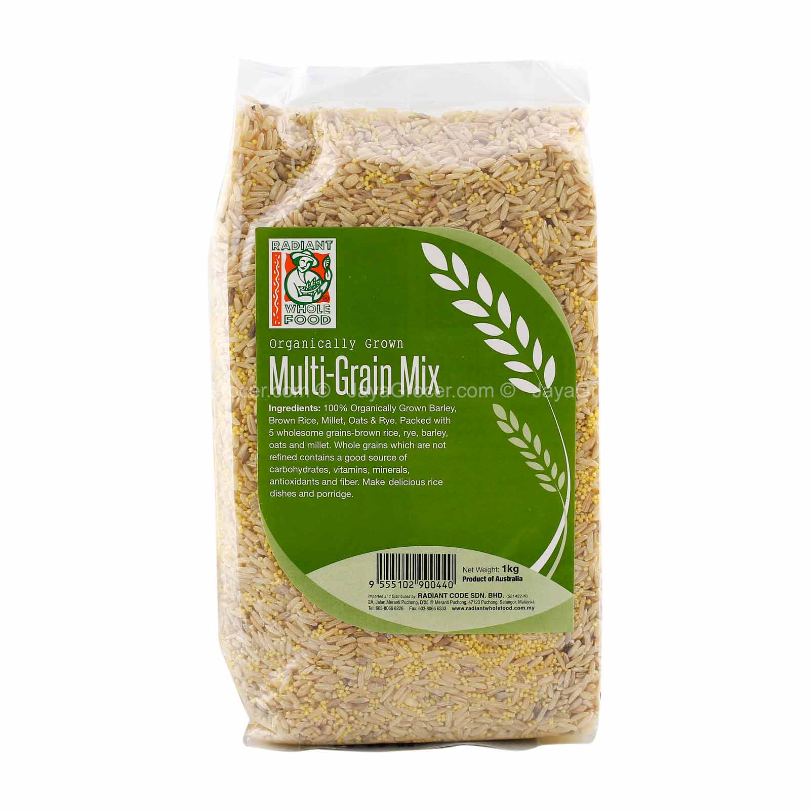 RADIANT ORGANIC MULTIGRAIN RICE 1KG *1