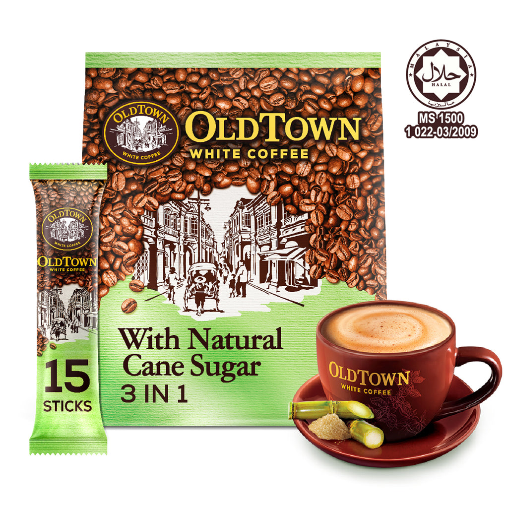 Old Town White Coffee 3-in-1 Cane Sugar 36g x 15