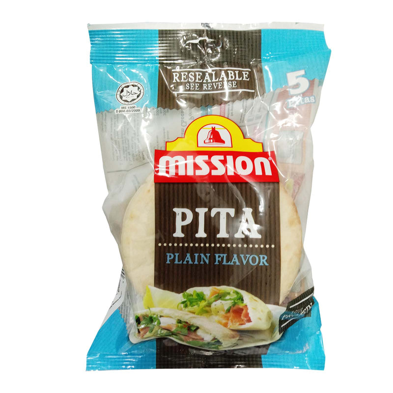 Mission Plain Pita Bread 400g