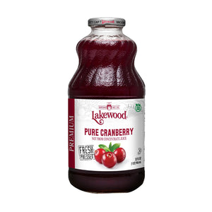 Lakewood Organic Pure Cranberry Fruit Juice 946ml