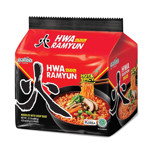 Paldo Hot & Spicy Hwa Ramyun 120g x 5 (highest price)