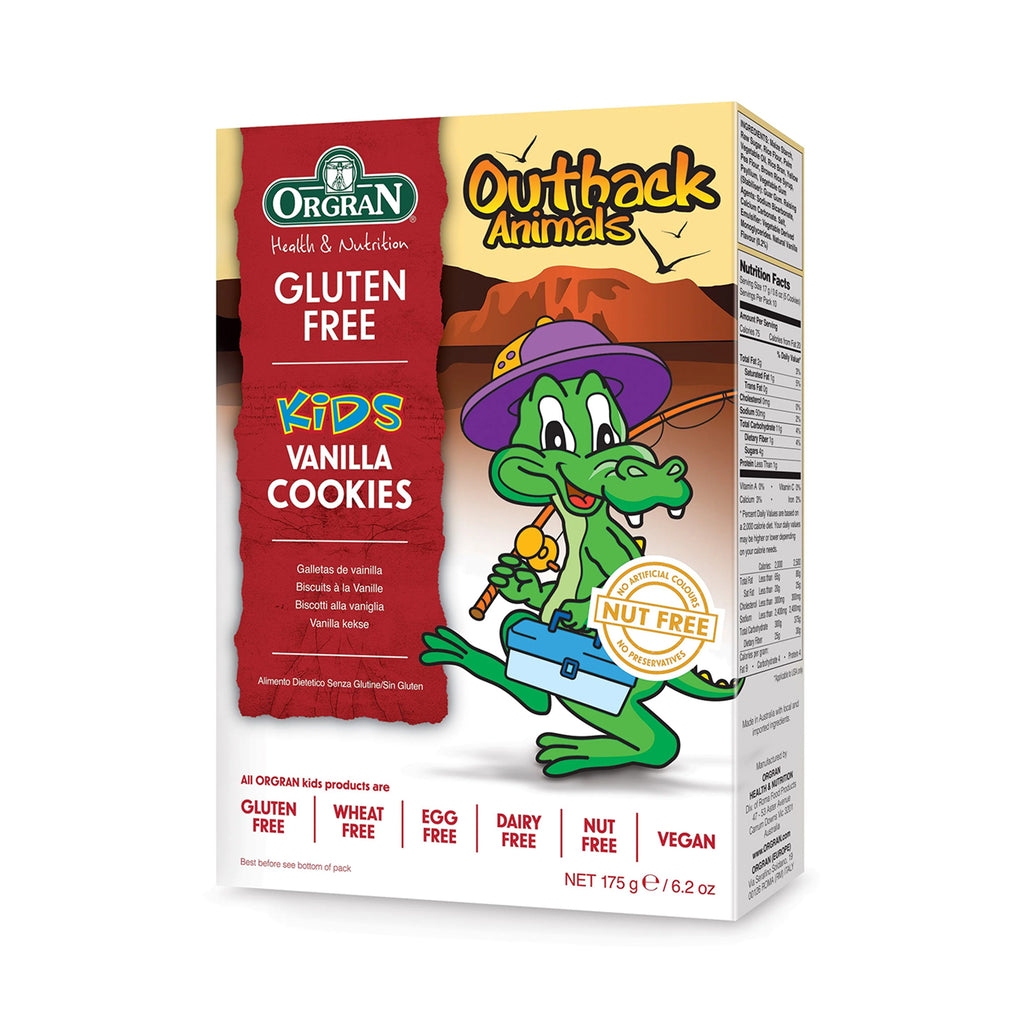 Orgran Health & Nutrition Gluten Free Kids Outback Animals Chocolate Cookies 175g