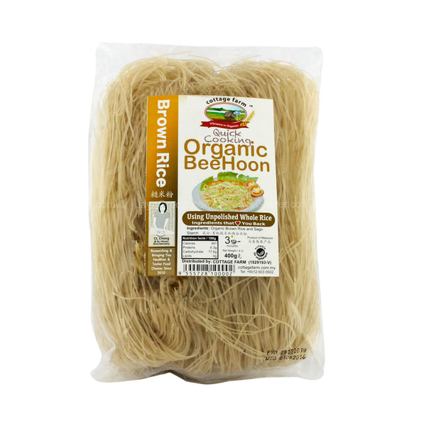 Cottage Farm Organic Unpolished Brown Rice Vermicelli 400g