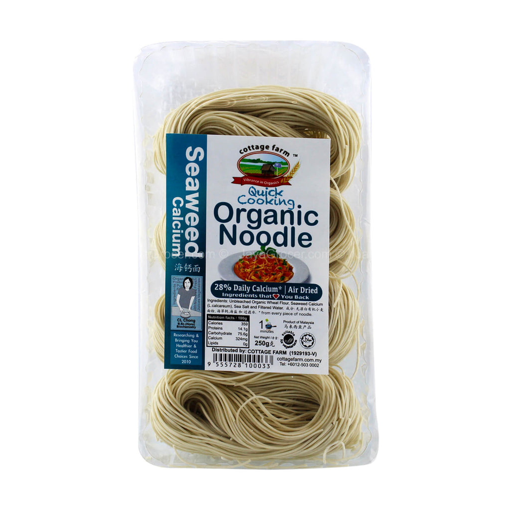 Cottage Farm Organic Seaweed Calcium Noodles 250g