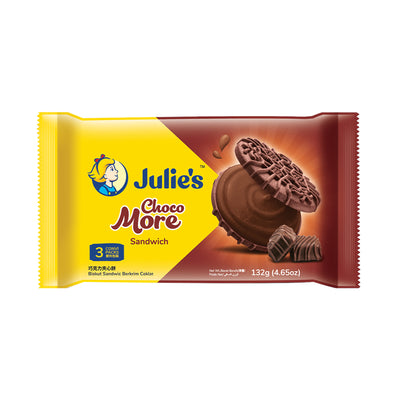 Julies Choco More Sandwich Cookies 132g
