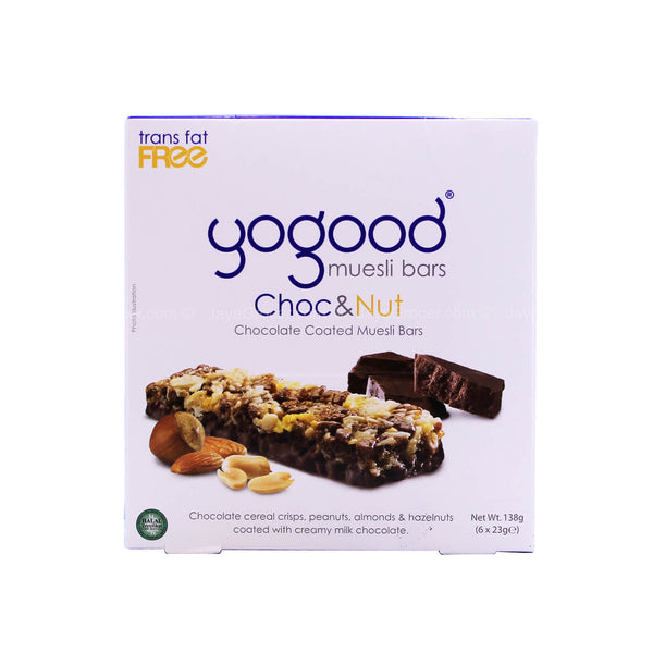 Yogood Chocolate and Nut Muesli Bars 138g (highest price)
