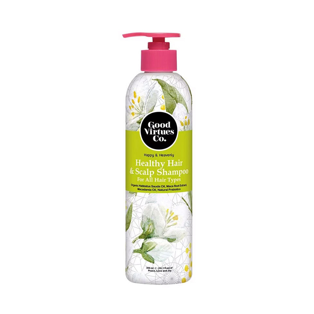 Good Virtues Healthy Hair and Scalp Shampoo for All Hair Types 300ml