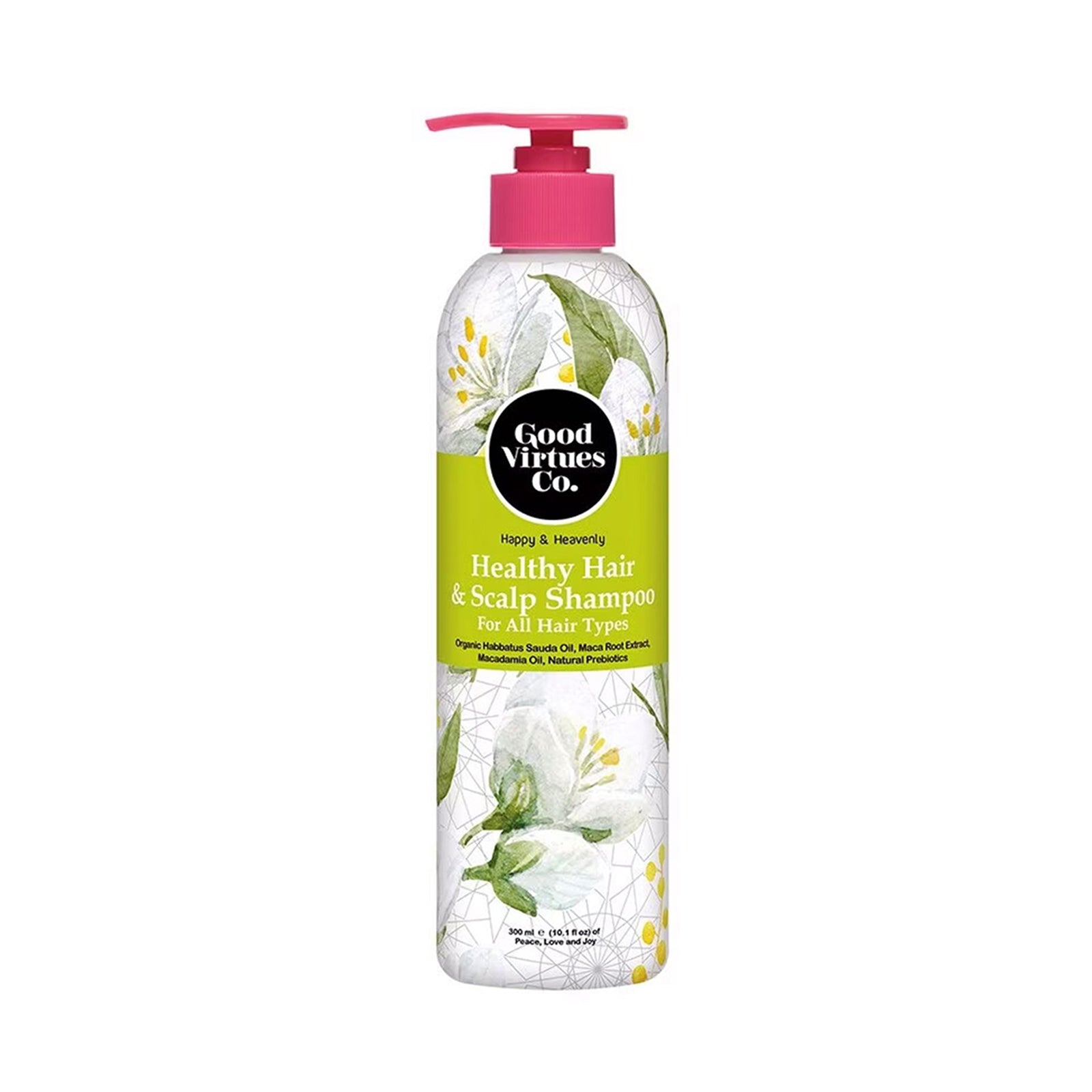 Good Virtues Healthy Hair and Scalp Shampoo for All Hair Types 300ml