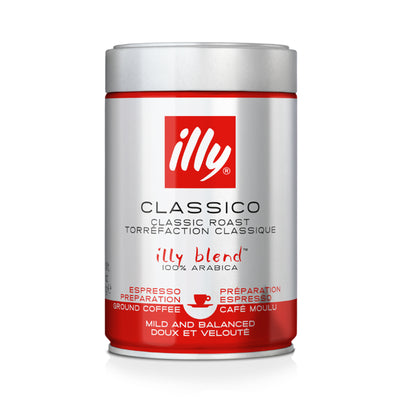 Illy Classico Classic Roast Espresso Preparation Ground Coffee 250g