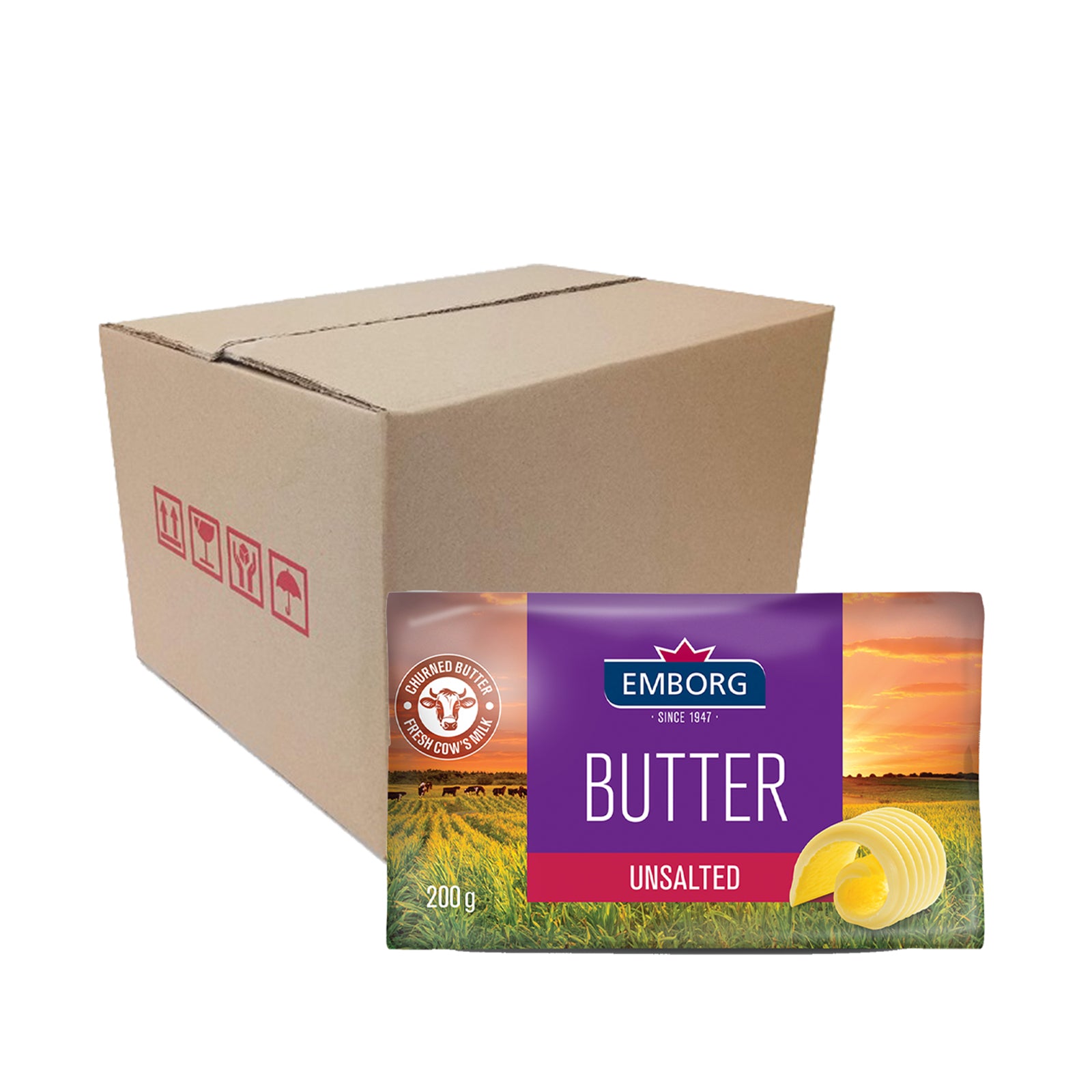 Emborg Unsalted Butter 200g