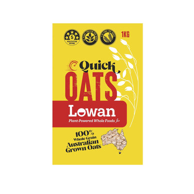 Lowan Wholegrain Quick Oats 1kg