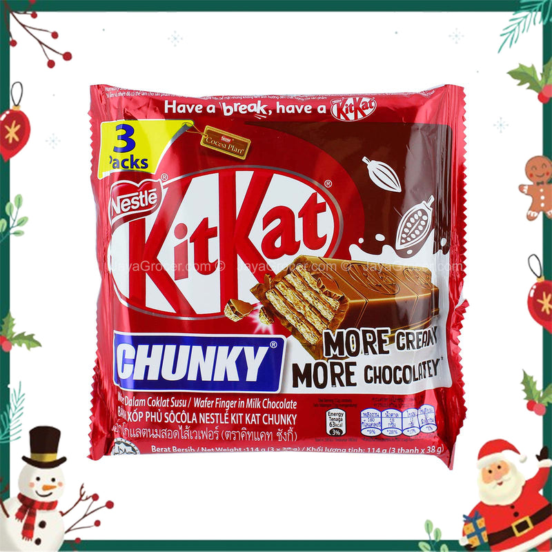 Kit Kat Chunky Chocolate Wafer Multipack 38g x 3