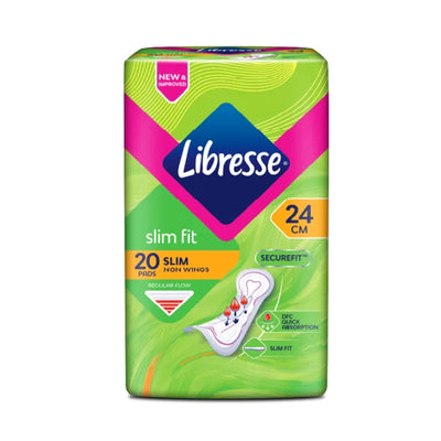 Libresse Slim Fit Non Wing Pad 24cm 20pcs/pack