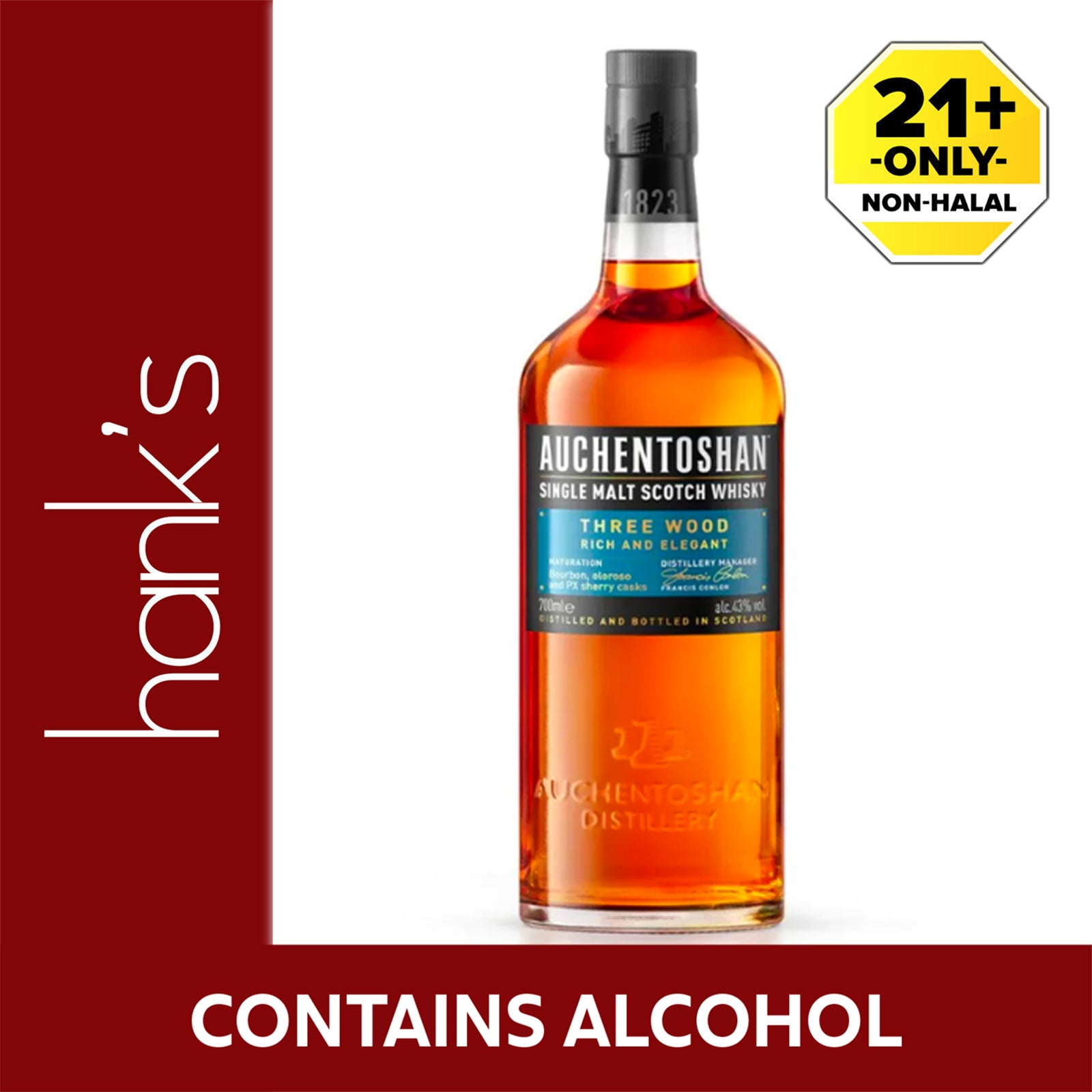 Auchentoshan Three Wood 700ml