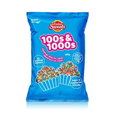 Dollar Sweets 100's & 1000's Candy Toppings 190g