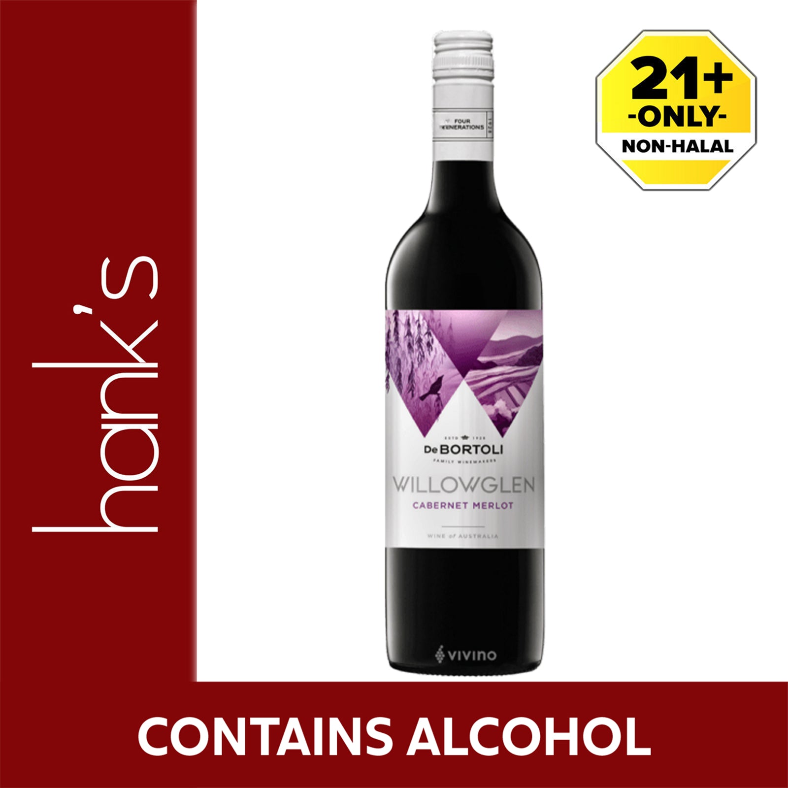 Willowglen Cabernet Merlot 750ml