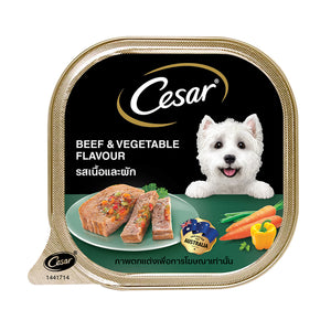 Cesar Beef And Vegetable Dog Food 100g