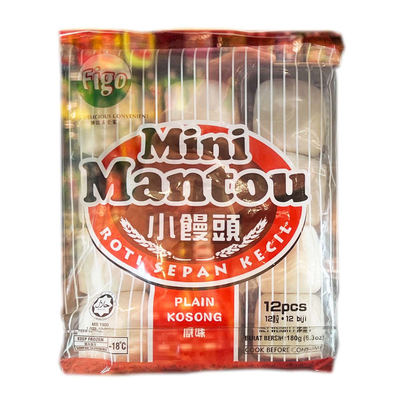 Figo Mini Mantou Plain 180g