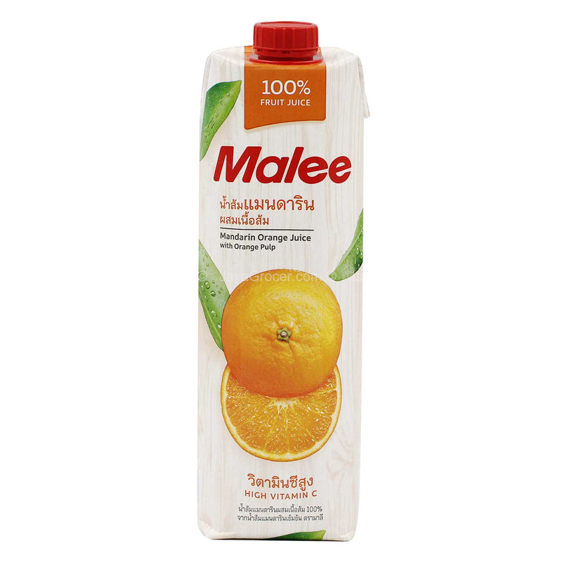 Malee 100% Mandarin Orange Juice with Pulp 1L