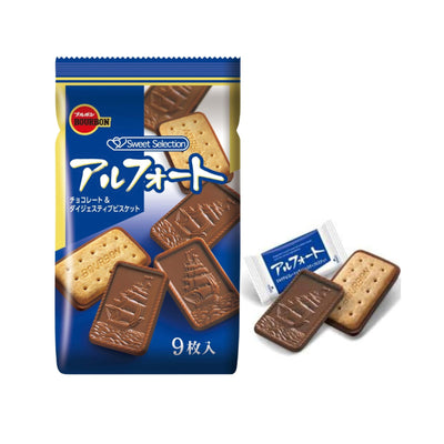 Bourbon Alfort Chocolate Biscuit 104g