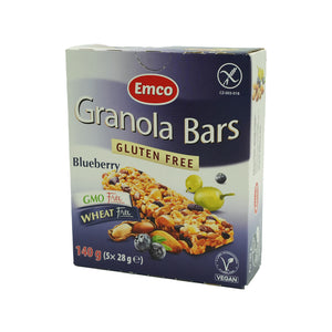 Emco Gluten Free Granola Blueberry 28g x 5