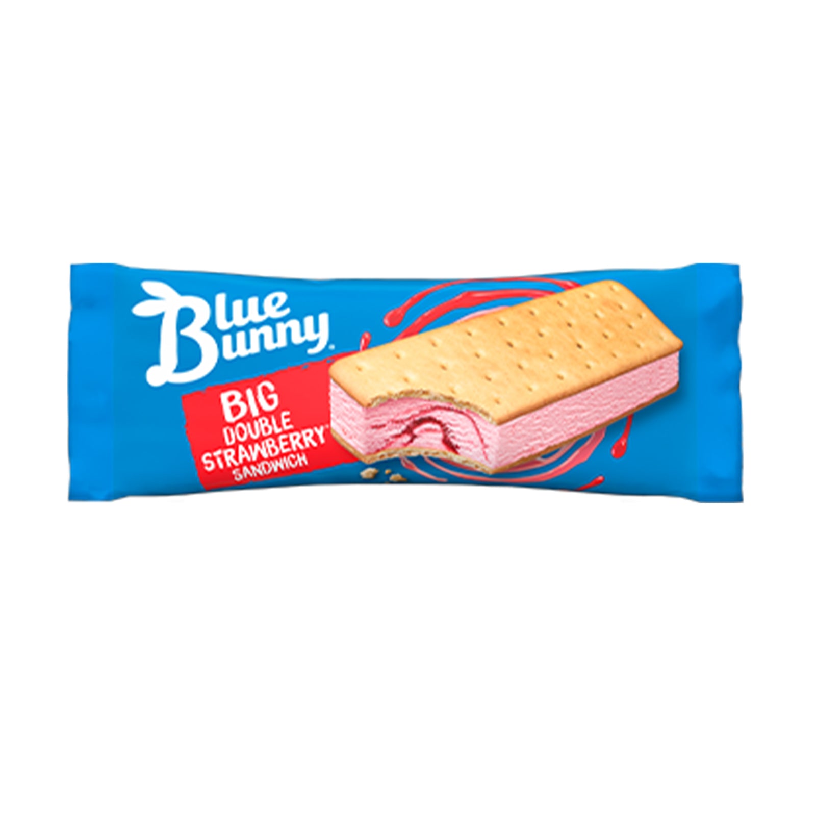Blue Bunny Big Double Strawberry Sandwich 177ml