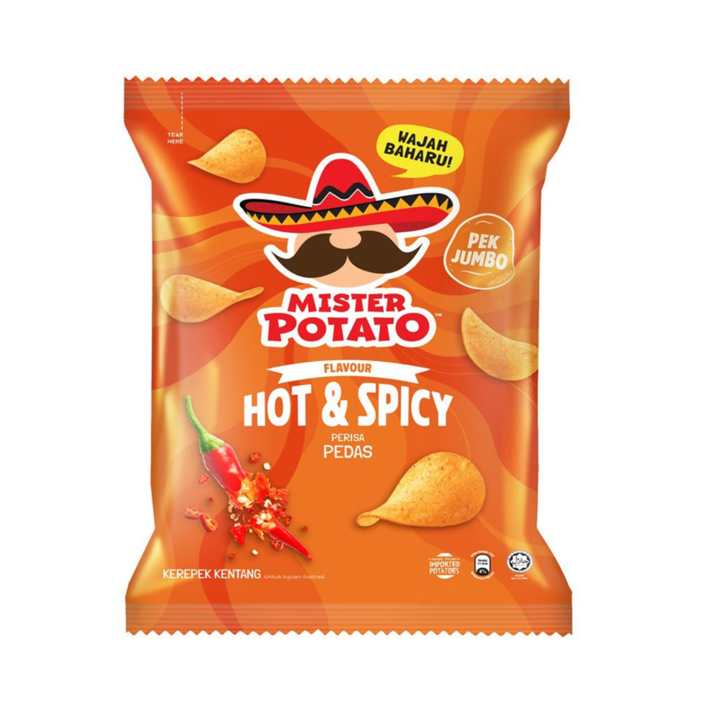Mr Potato Hot and Spicy Potato Chips 140g